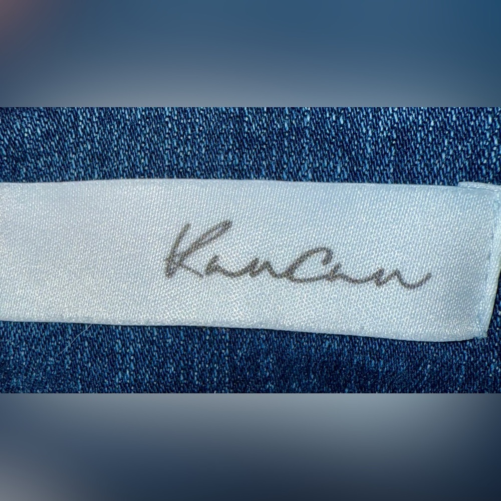 KanCan Flare Jeans With Frayed Hem, Size 15/31 - Picture 3 of 5